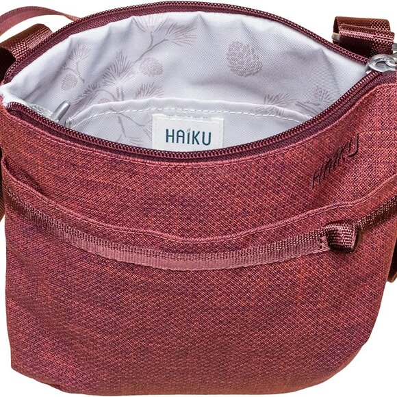 Women's Small Eco-Friendly RFID Blocking Crossbody Travel Bag with 6 Compartment - Picture 4 of 8